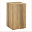 Table basse en bois aggloméré clair pour le salon, conception polyvalente peu encombrante