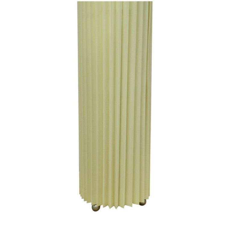 16.5" Tall Metal Table Lamp Folded in Ivory Shade