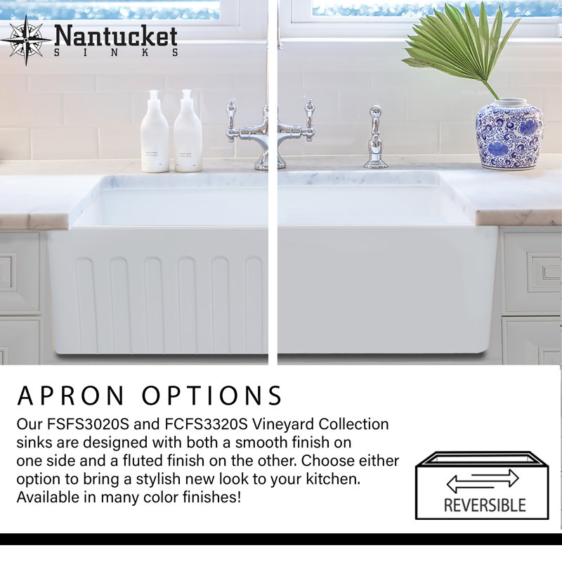 29.75'' L Single Basin Kitchen Sink