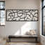 Noir et blanc, lignes abstraites modernes pour art mural-880222409-880222407