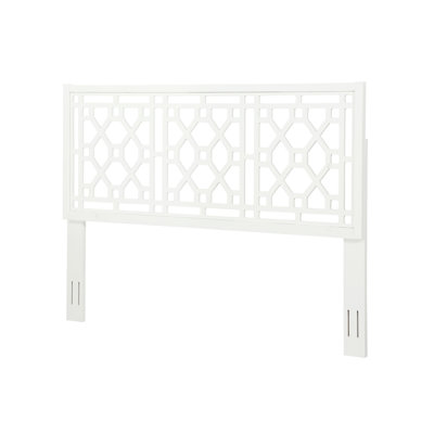Tête de lit blanche pour très grand lit, bois de peuplier fabriqué, réglable à 3 hauteurs, convient aux cadres de lit en métal standard, s'harmonise avec divers schémas de décoration très grand, cadre universel, convient à des décorations