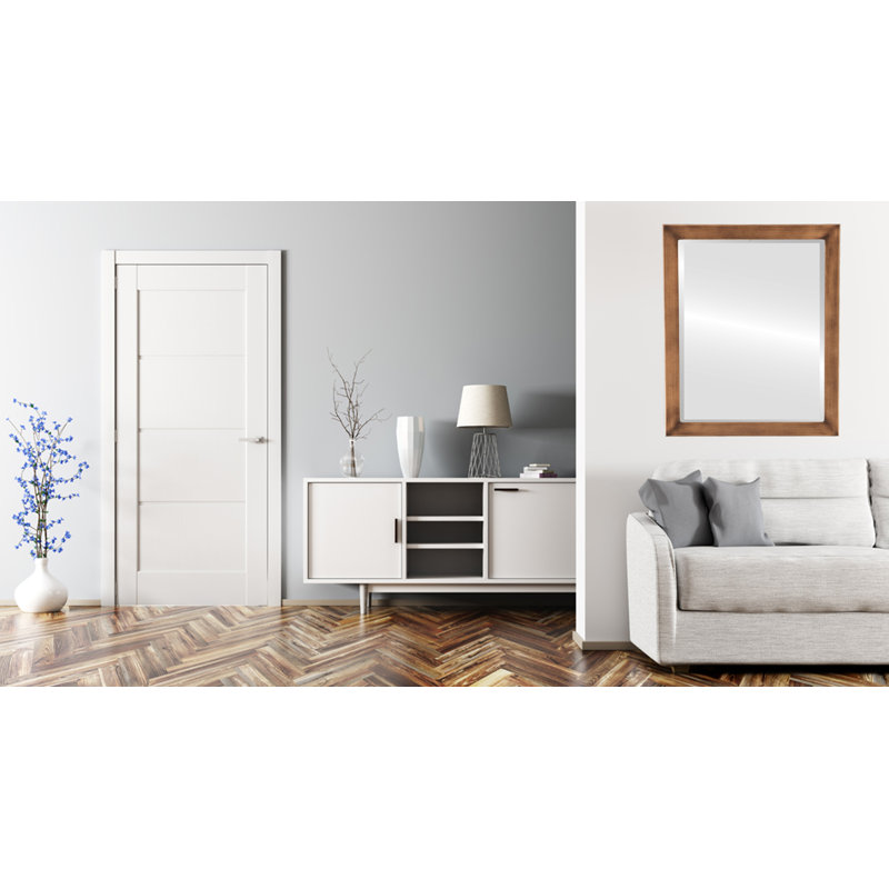 Barden Rectangle Mirror, 22" x 18", Sunset Gold