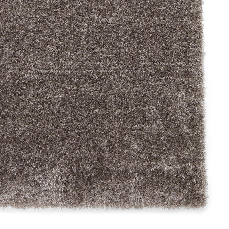 Lux Shaggy area rug Machine Woven Charcoal, Runner 60 x 120cm