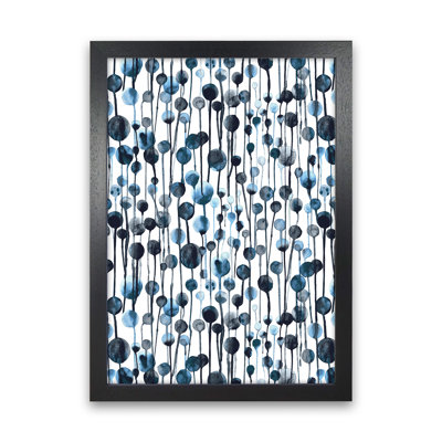 Dripping Dots Navy - Print