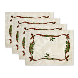 Lenox Holiday Nouveau Placemat 4 Pack Set