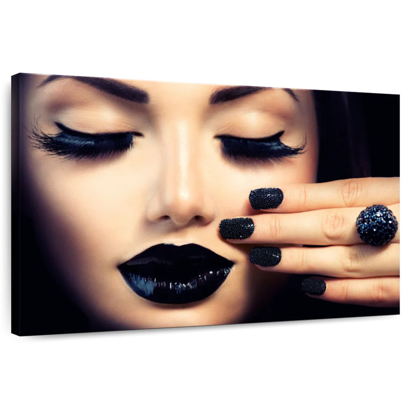 Shuttleworth Black Themed Makeup, 26" H x 39" W