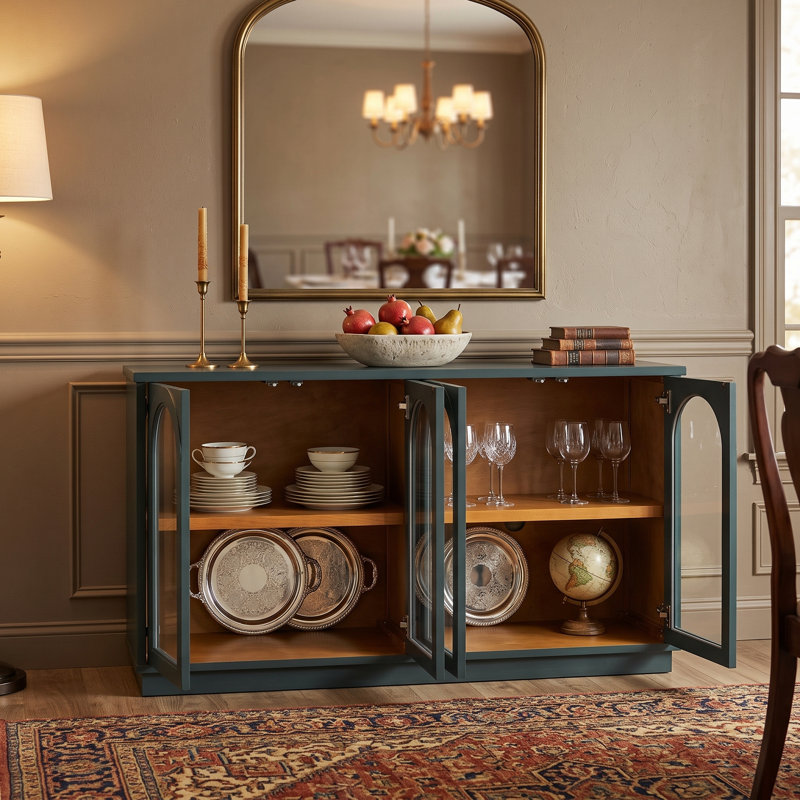 57.7 " W Sideboard, Navy