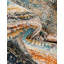 Tapis bleu / orange / gris-200547918