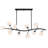 Walker 10-Light Matte Black Island Light