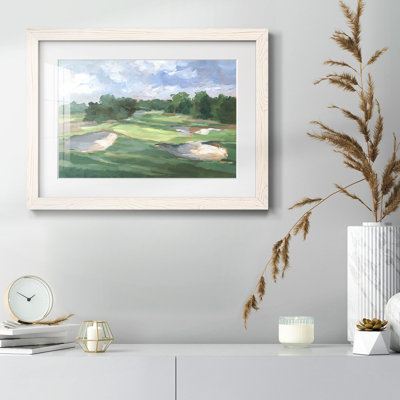 Golf Course Study III, reproduction d'art encadrée