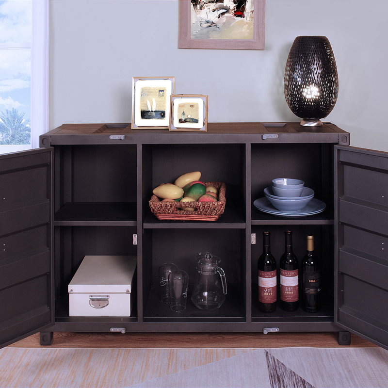 Console 46,25 po Shant, Métal industriel