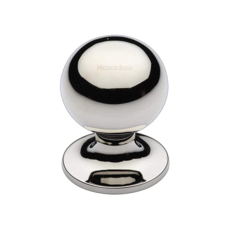 Heritage Brass Cabinet Knob Ball Design, 2.5cm