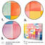 Paster Color Cubes Patterns II - Ensemble abstrait géométrique d'art mural 4 pièces-974521009