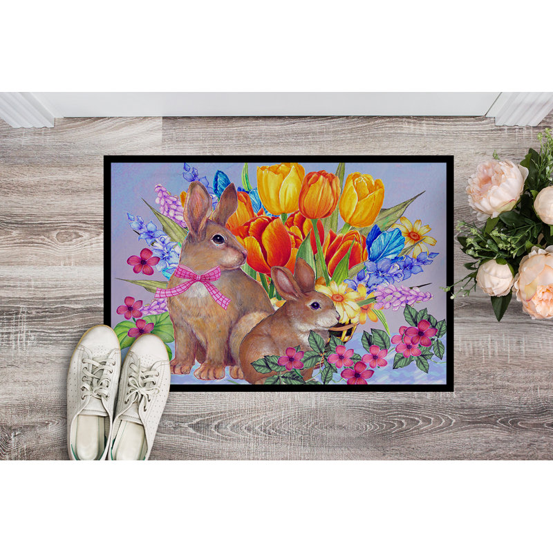 Tapis d'extérieur antidérapant Wagoner New Beginnings II, Rectangle 1 pi 6 po x 2 pi 3 po