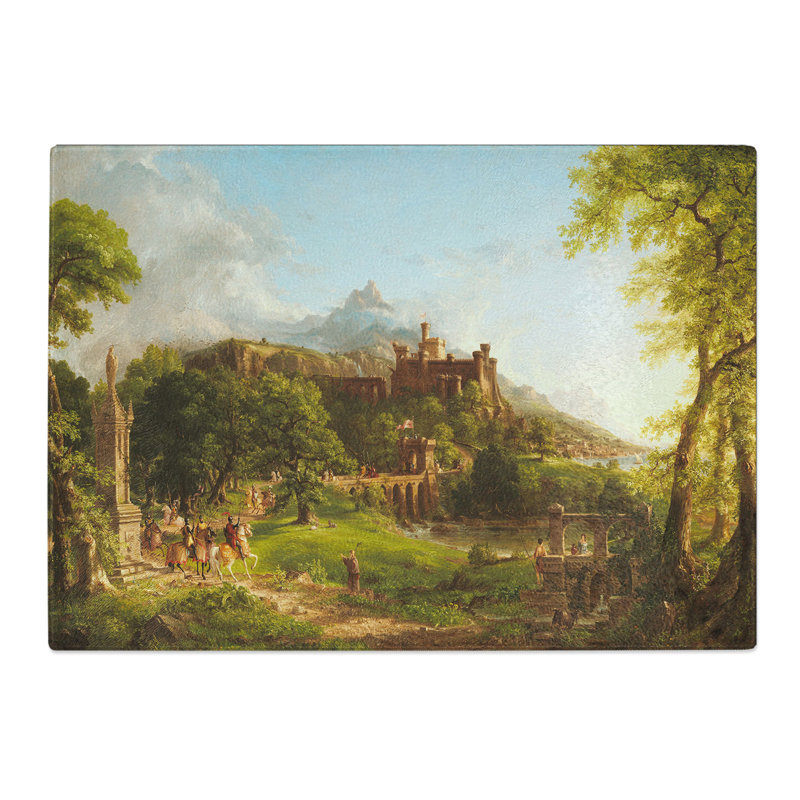 The Departure by Thomas Cole Chopping Board, 20cm W x 28.5cm L