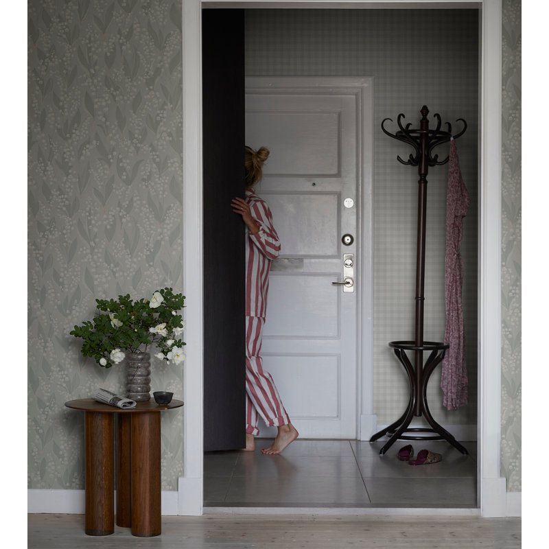 Kolonin Floral Wallpaper Roll, Sage Green