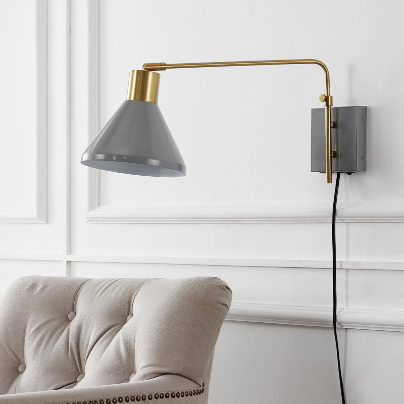 Jahmell Wall Sconce, Gray
