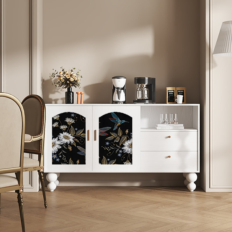 59.1'' Sideboard Cabinet, White