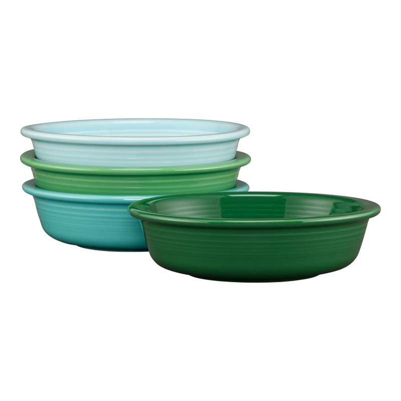 Magasiner les ensembles mixtes Bol à céréales 6 7/8 pouces à rebord classique Aegean Fiesta 19 oz, ensemble de 4