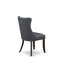 Ensemble de cuisine 7 pièces comprenant une table à manger rectangulaire avec rallonge amovible et 6 chaises rembourrées en tissu polyester, 107 x 234 cm, style jacobéen vieilli-132151456-132151458