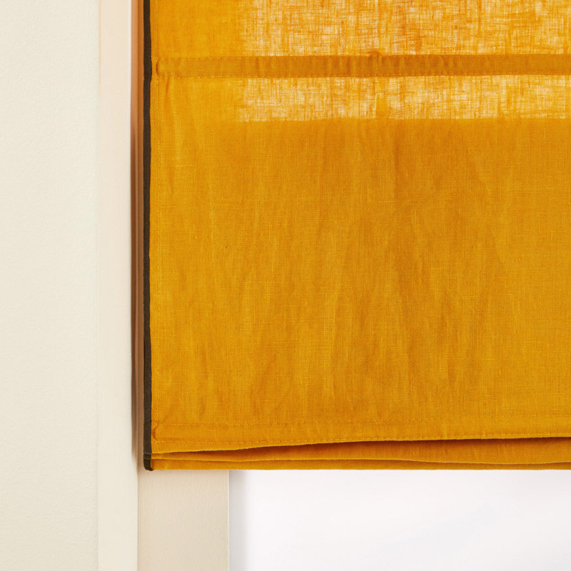 Carlina Semi Sheer, 45 cm L x 20 cm W, Orange