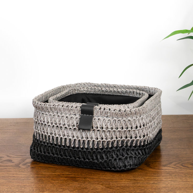 17 Stories Fabric Decorative Basket