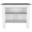 White And Onyx 2-Piece Kitchen Set, Kitchen Island And Pantry Cabinet