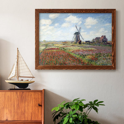 «Tulipes of Holland», peinture sur toile encadrée