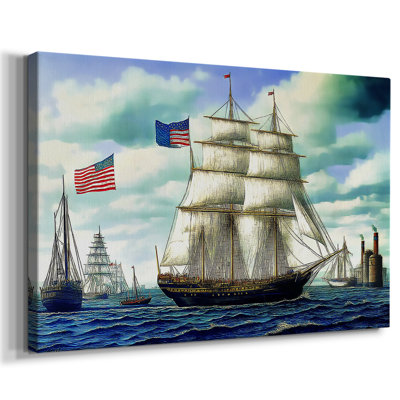 Nautical Series-XLV -Galerie enveloppée Cavas