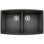 Performa Silgranit 33" 50/50 Double Bowl Undermount Kitchen Sink - Anthracite