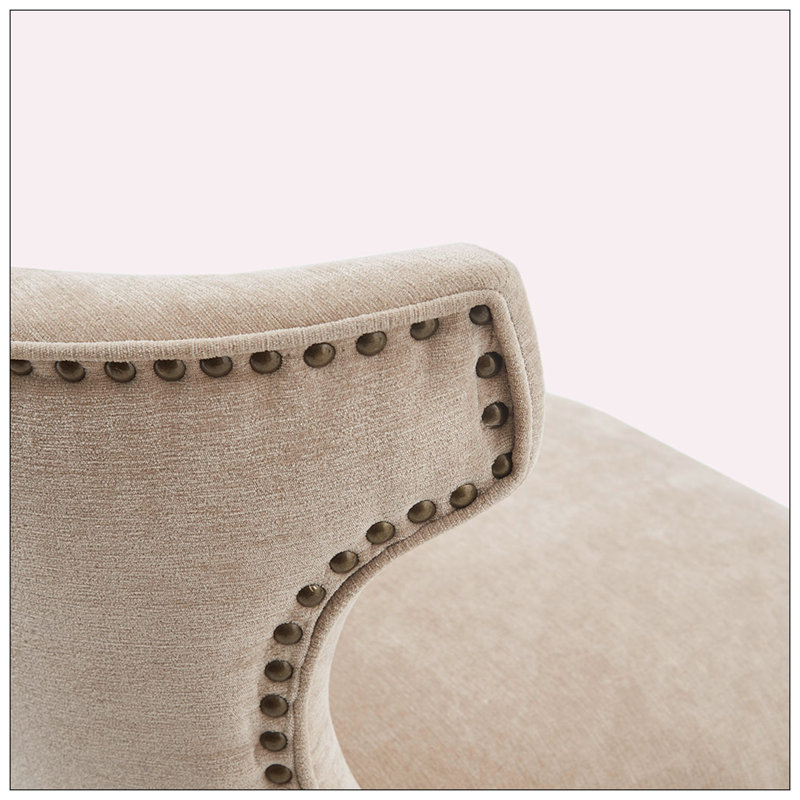 Tabouret de comptoir Callistus 25,75, Brun, Beige