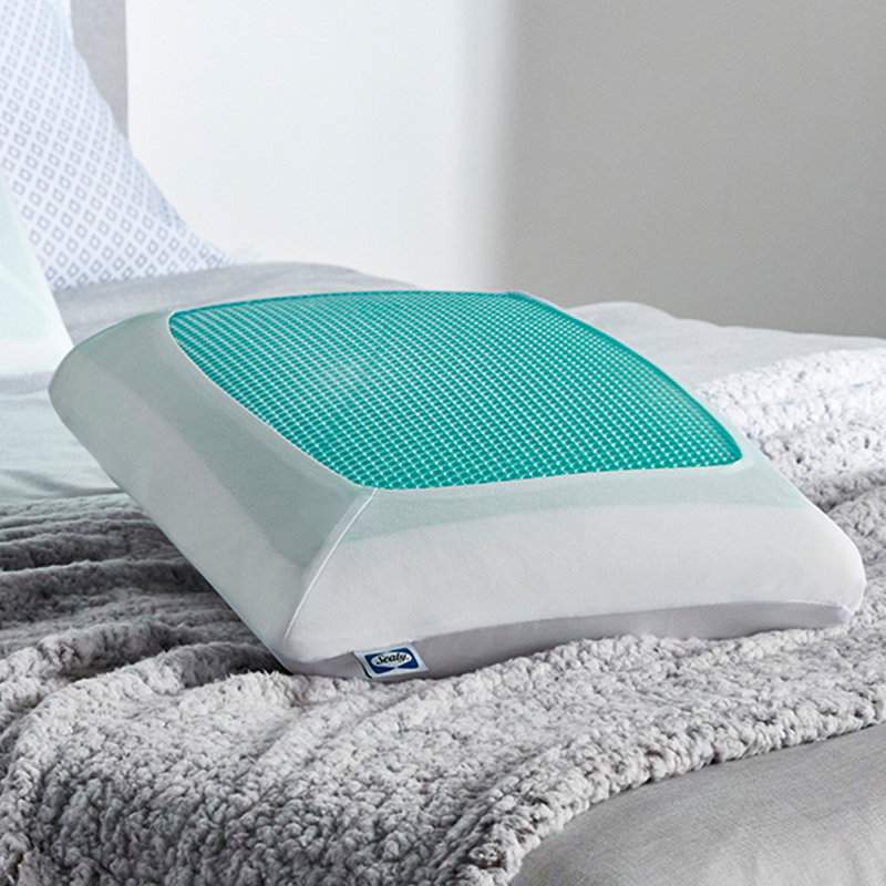 Sealy To Go Cooling Gel Memory Foam Pillow, 1