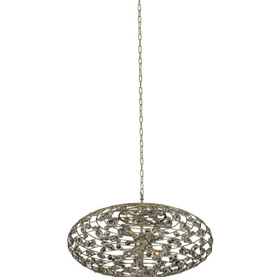 Lustre champagne / doré 6 LT Gemini Allegri
