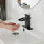 Robinet pour salle de bain à poignée simple à arc simple avec drain et bonde Waterfall-87342355