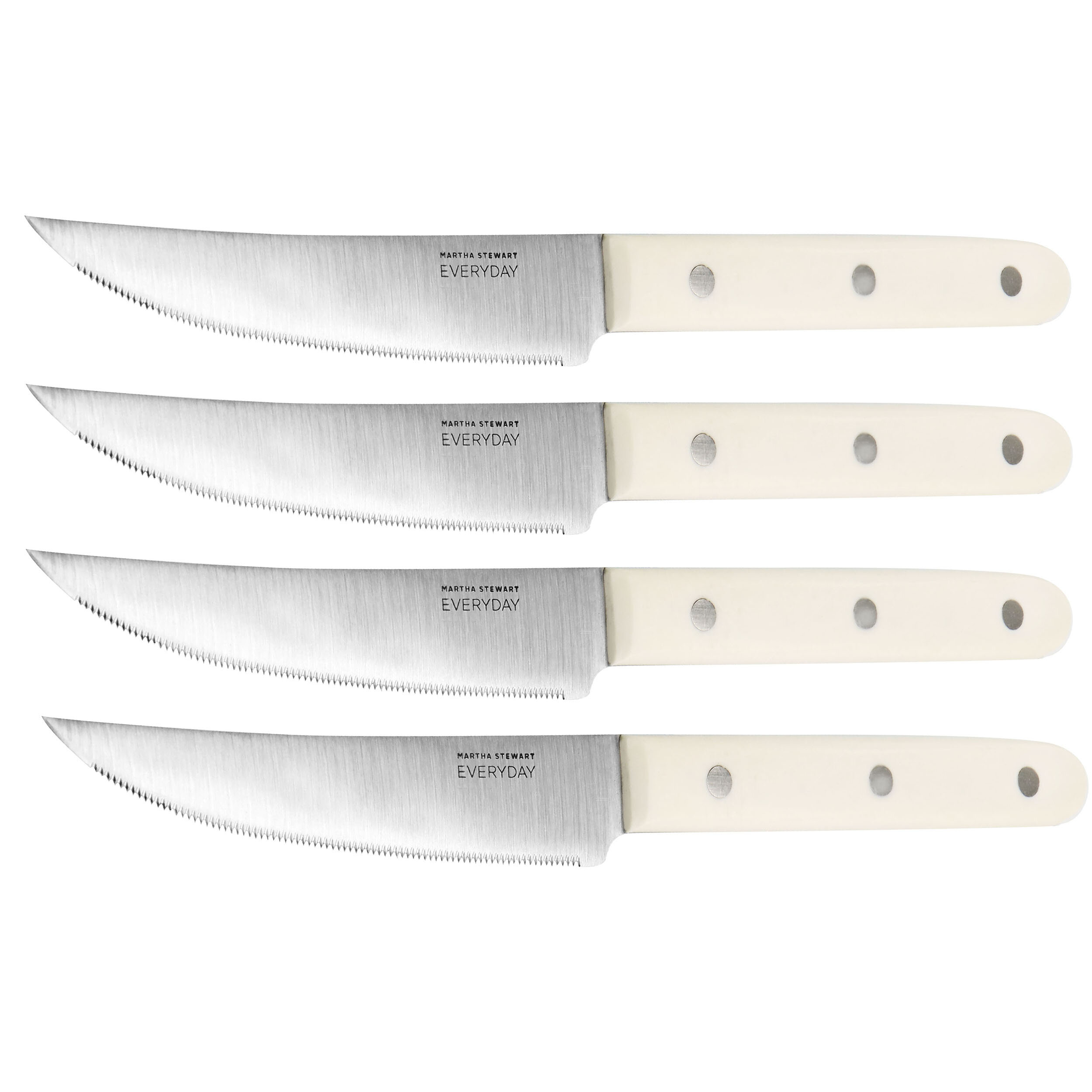 Winston Porter Stainless Steel Serrated Steak Knife Set Dishwasher Safe