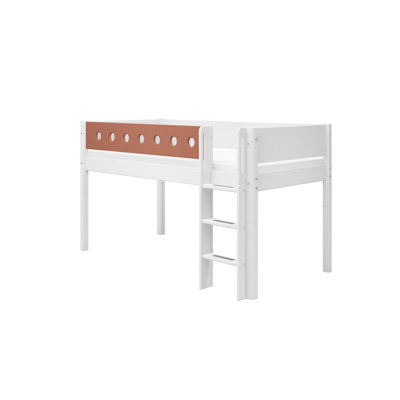White Loft Bed Bed Frame