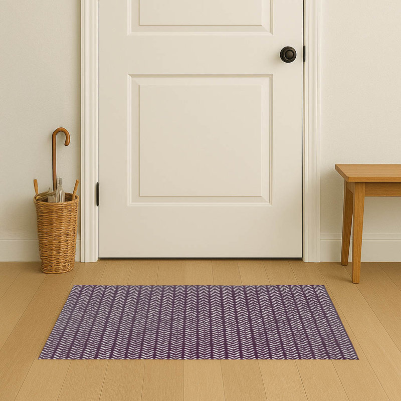 Paillasson Tribe Way, Aubergine, L 60 po x L 84 po