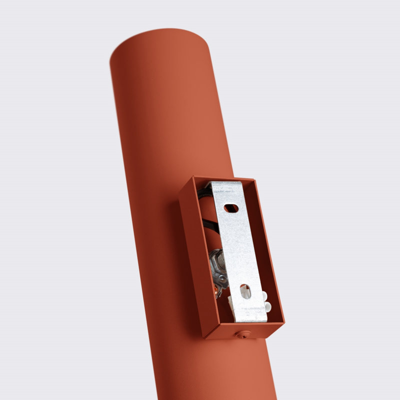 Wall lamp Bergmundur 2 polished gold, 6x8x30 cm, Red Ochre, 2 Lights