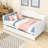 Elegant Twin Wood Daybed with Twin Trundle-550281431