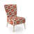 Geometric Orange Polyester Blend selected