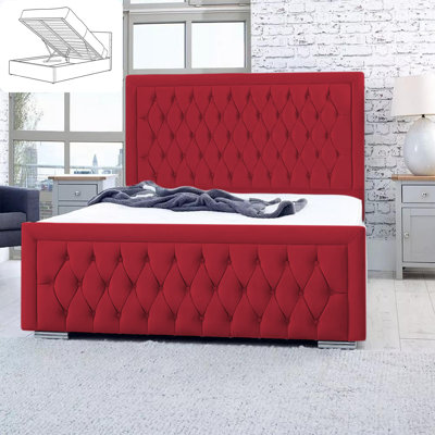 Chanoa Upholstered Ottoman Storage Bed