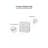White Solid Wood Transitional Nightstand With 2 Drawers, Felt-lined Top, And Chrome Pulls | Gift Idea