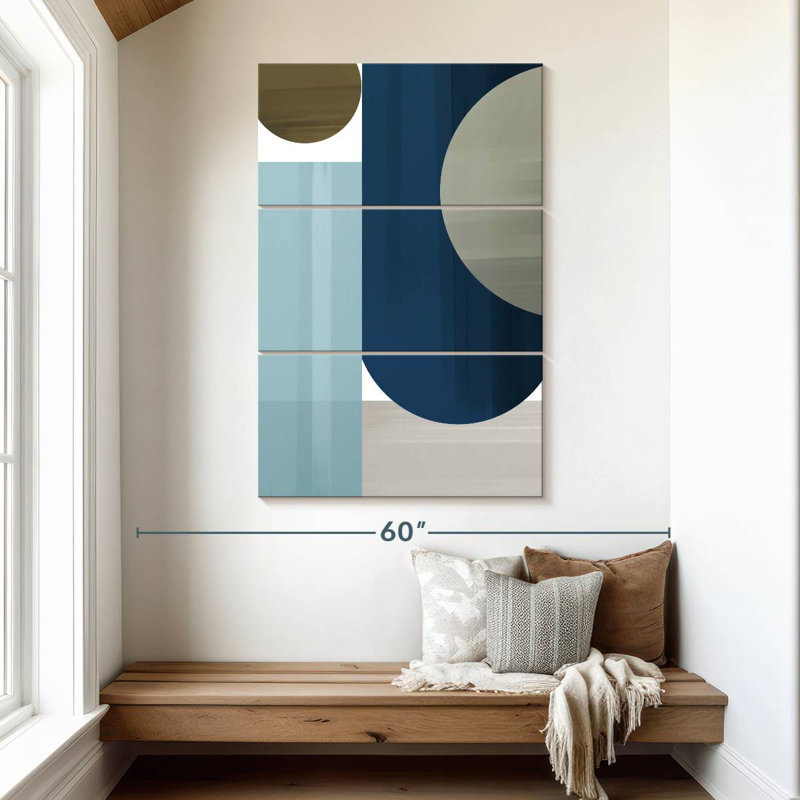 Avery Abstract Blue III, 50" H x 32" W