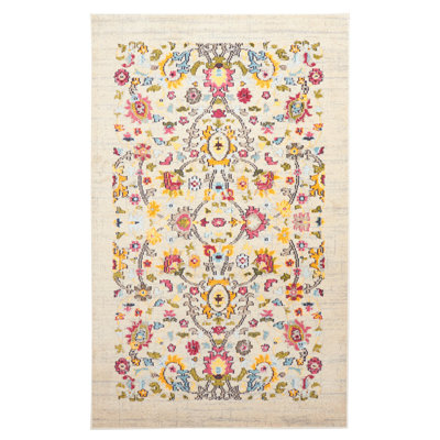 Rosa Ivory Rug 5'0" x 8'0"