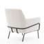 Fauteuil d'appoint rembourré avec accoudoirs