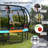 Sapphome Round Backyard Trampoline with Safety Enclosure-100392445
