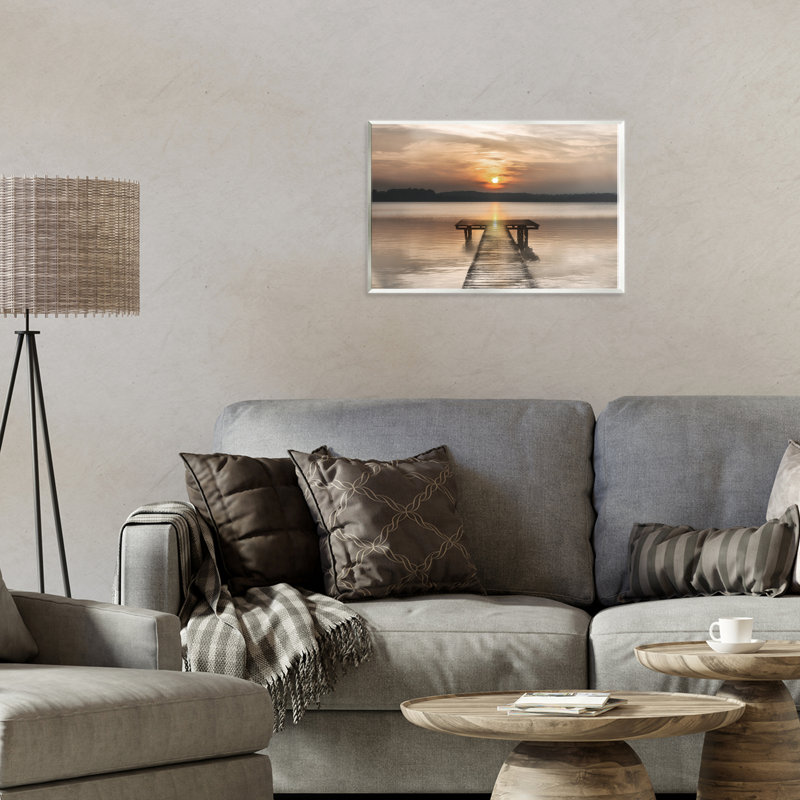 Plaque murale Centric Reflection Sunrise, design par Irene Weisz, H 10 po x l 15 po