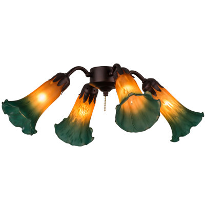 Pond Lily 4-Light Branched Ceiling Fan Light Kit