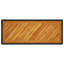 Table d'appoint en bois de rotin 39,4 "x 15,7" x 29,5 "Bungalow Rose-1644677810