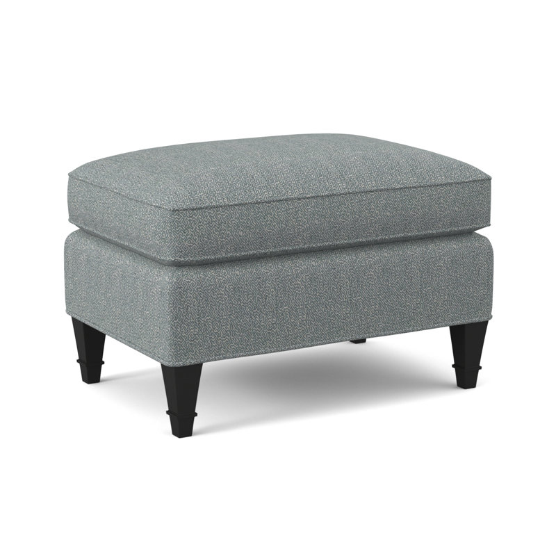 Repose-pieds standard Everton, Cyan maya, Espresso
